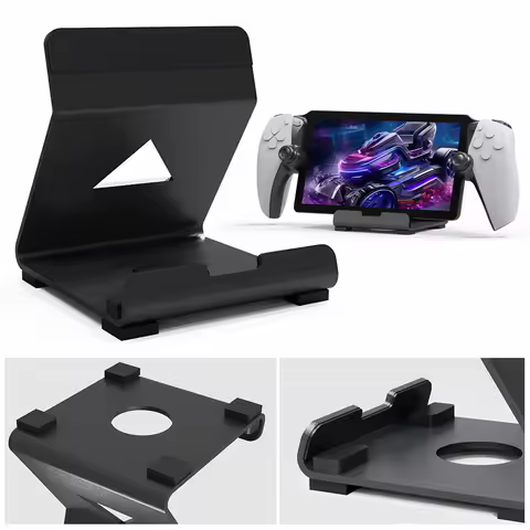 Desktop Bracket Rack Save Space Tablets Stand Display Stand with Anti-Slip Silicone Pad for PS5 Portal Steam Deck ROG Switch