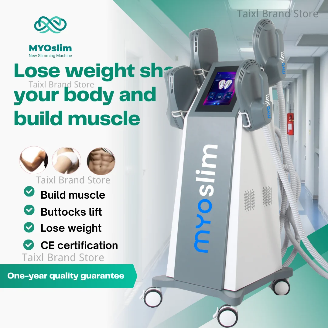 

HIEMT MYOslim RF Высокоинтенсивная электромагнитная импульсная электромагнитная машина для коррекции фигуры, профессиональная машина для роста мышц и сжигания жира