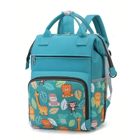 Multifunctional Diaper Bag Backpack , Unisex Waterproof Diaper Bag Backpack, Large Capacity Travel Maternity Bag for Mom Dad