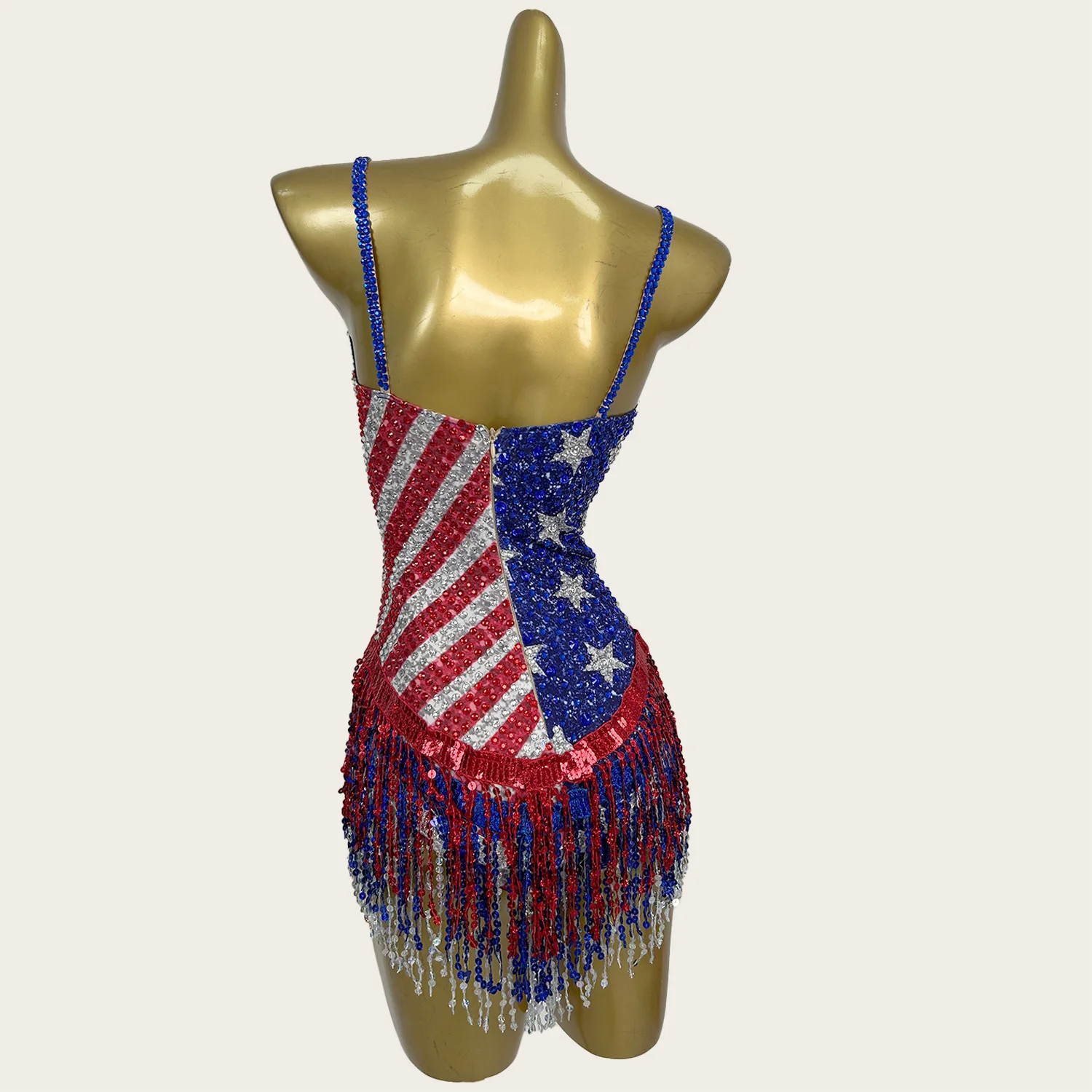 화려한 파티 스파이시 걸 의상 치어리더 무대 공연복 쇼걸 섹시 스판덱스 태슬 하이컷 끈 팬티 원피스 레오타드 홍란