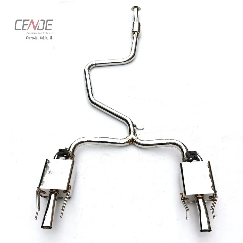 Premium CENDE Mirror Polished Silver Chevrolet Malibu XL SS304 Exhaust Pipe Car Racing Tuning System Power Enhancement Parts Kit