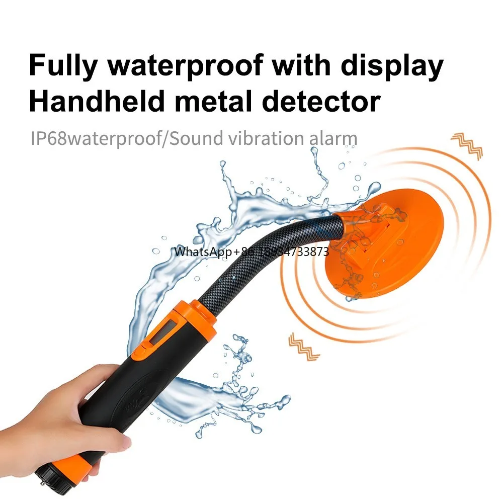 HS-07 Hand-held metal detector Security check Instrument Metal locator rod probe plate Underwater gold detector