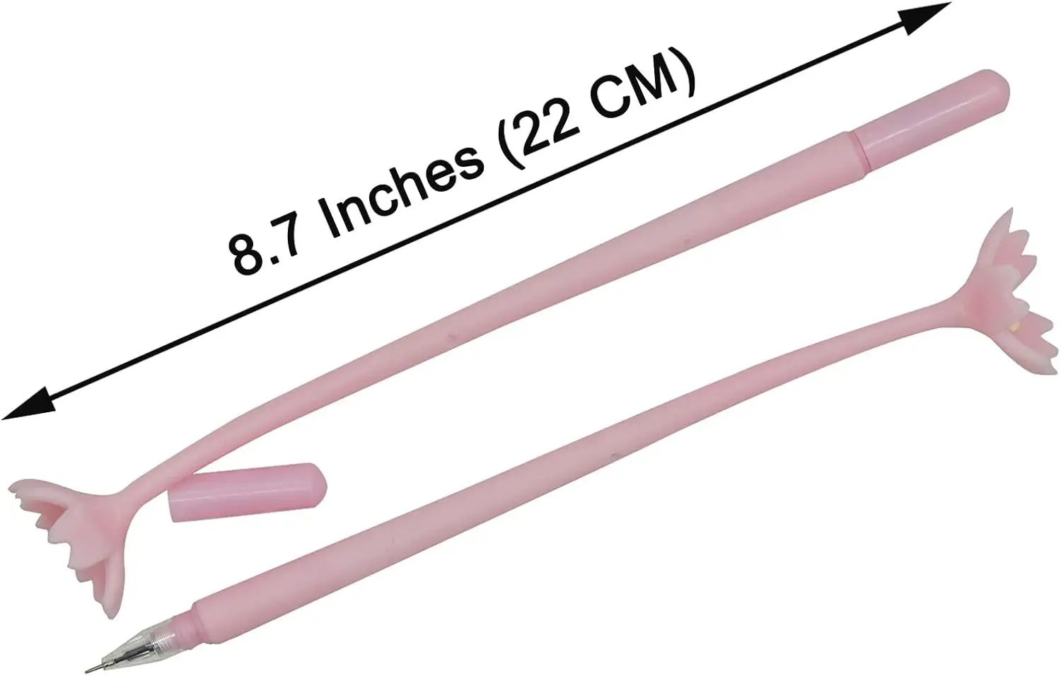 Cherry Blossom Gel Pens Romantic Flower Pen Soft Silicone Black Ink for Girls Party School Students
