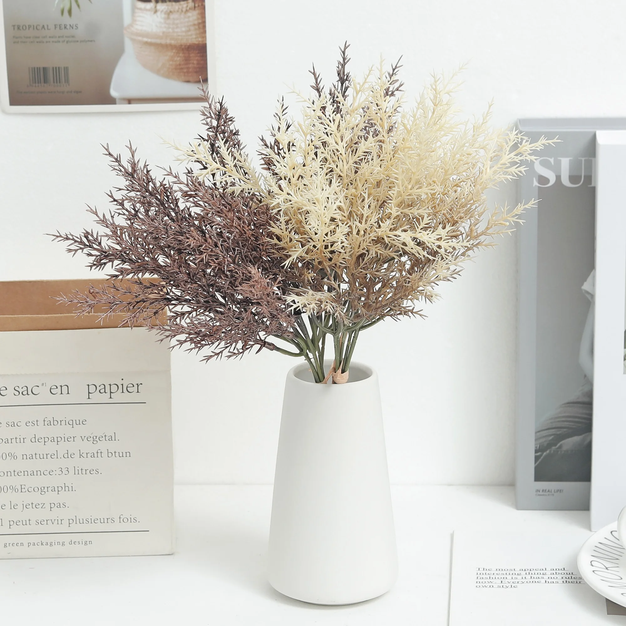 Sandy Beige Bundled Wheatgrass - đánh giá và giá Dried Flower Bunch