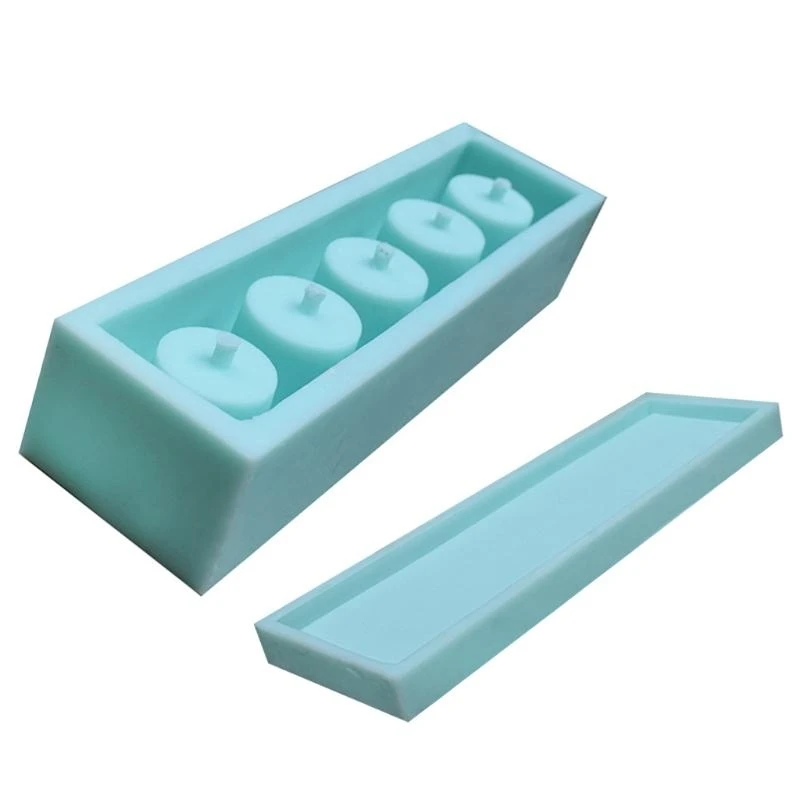 E06B Silicone Flowerpot Mold Cement Pot DIY Making Mould Clay Craft Cement