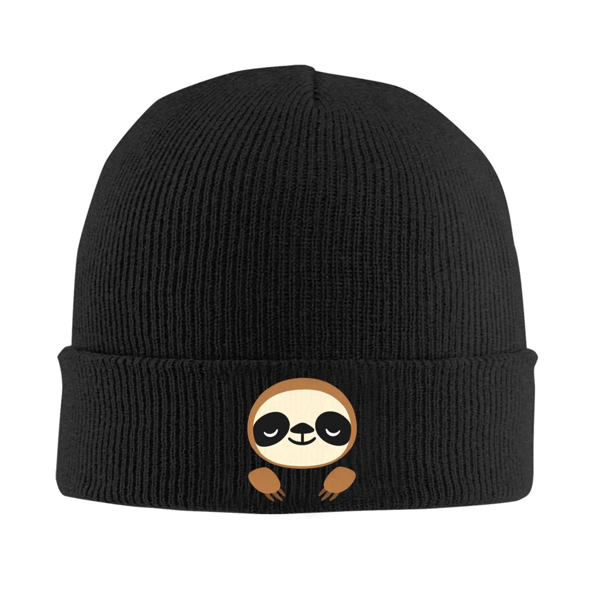 Cute sloth Winter Skullies Beanies Hat Warm Autumn Knitted Hats Bonnet Caps for Women Men
