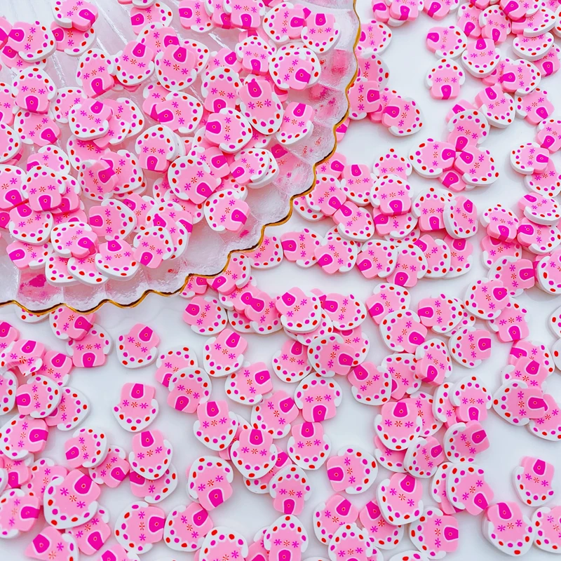 50g/Lot Hot Selling Newest Christmas Polymer Clay Sprinkle, Slice for Crafts Making, Phone Deco, DIY Scrapbooking