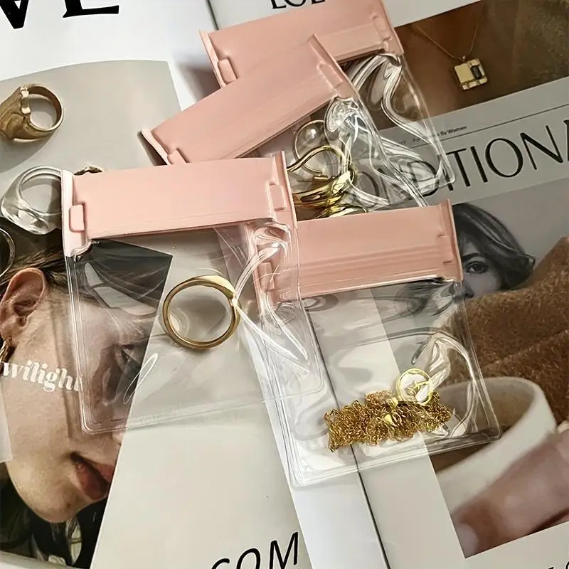 30 Stück selbstversiegelnde Schmuck-Aufbewahrungstaschen, antioxidative Aufbewahrungstaschen für Ringe, Halsketten, Armbänder, multifunktionale Tasche – Detail 8