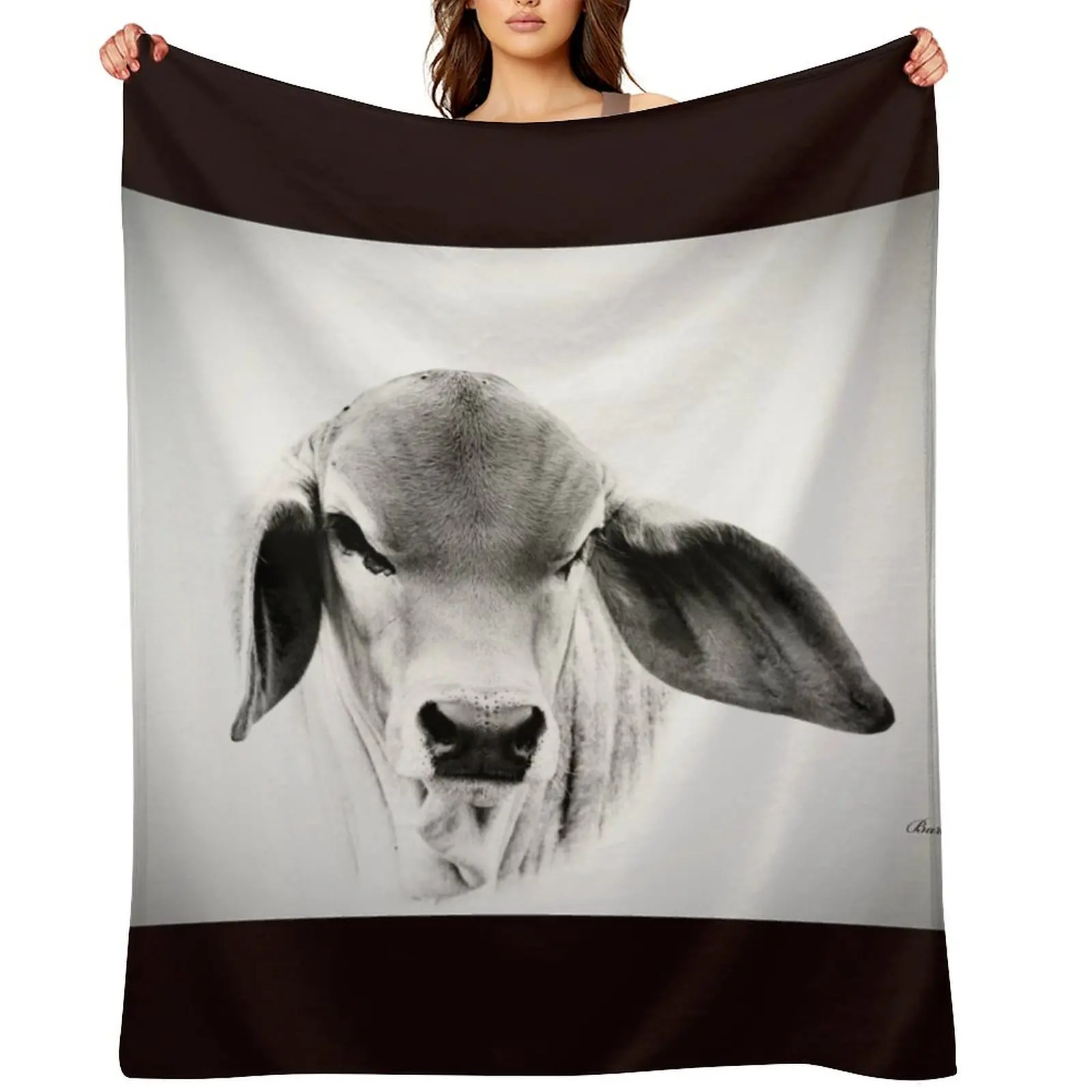 برهمان العجل، صورة، جدار الفن رمي بطانية منقوشة الثقيلة للأطفال الحرارية لبطانيات السفر