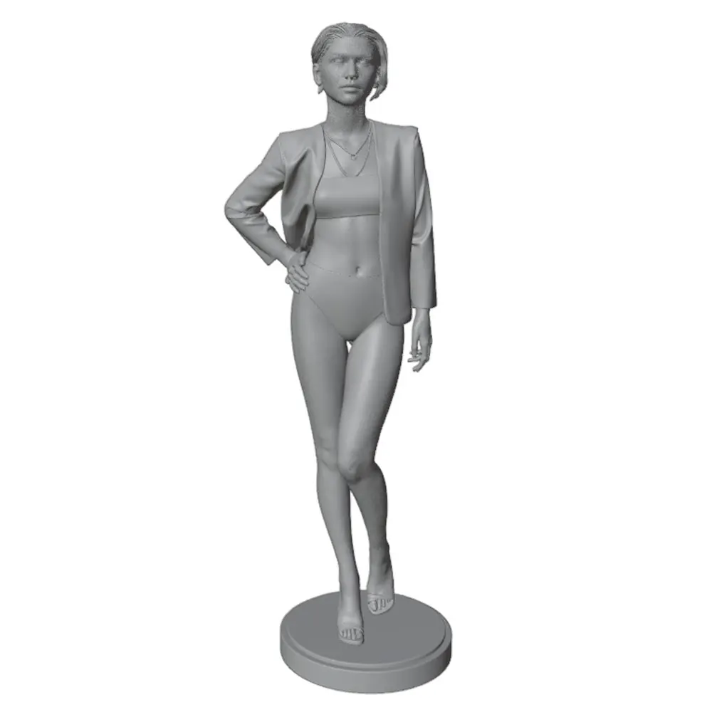 1/24/18 scale resin figurine character model, high-fidelity model action figure, not painted, perfect for gaming and collection