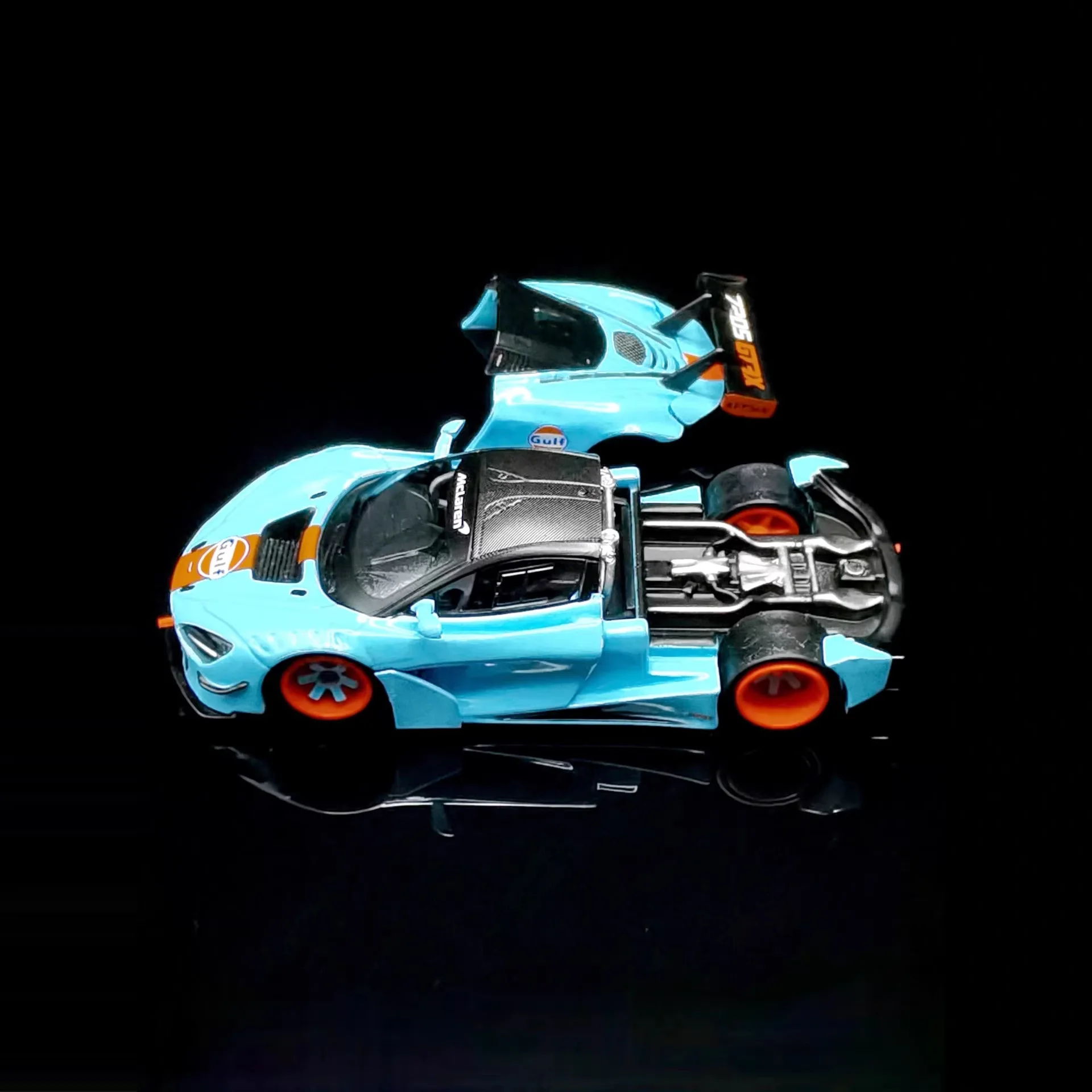 نموذج سيارة رياضية فائقة 720S GT3X بمقياس 1:64، نموذج سيارة مصغر من السبائك، زينة، لعبة، هواية، مجموعة، هدية