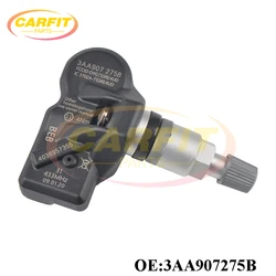 New OEM 3AA907275B 3AA907275 TPMS Tire Pressure Sensor 433MHZ For Volkswagen CC 11-17 Passat B6 10-15 Tiguan 12-21 Auto Parts