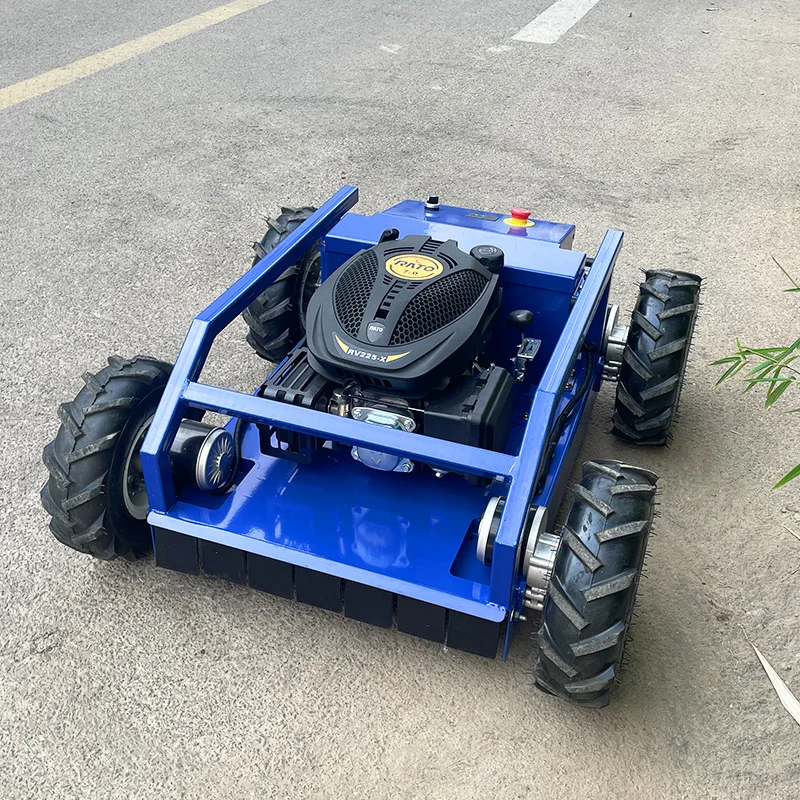 Mesin Pemotong Rumput 4-Tak Kustom dengan Remote Control, Bersertifikasi CE EPA, Peralatan Perawatan Rumput Buatan China