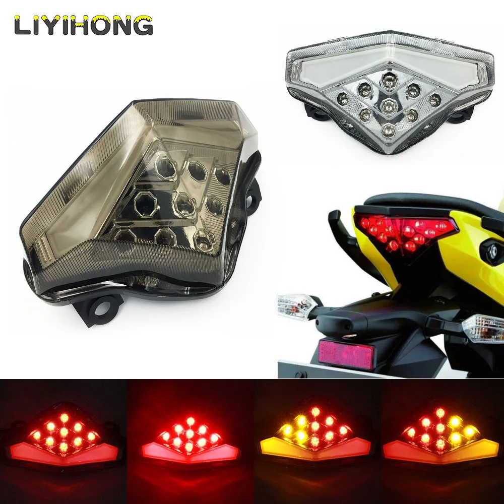 Brake steering signal integrated Led light rear tail light for Kawasaki Er6N Er6F Ninja 650 Ex650 2012 2013 2014 2015 2016