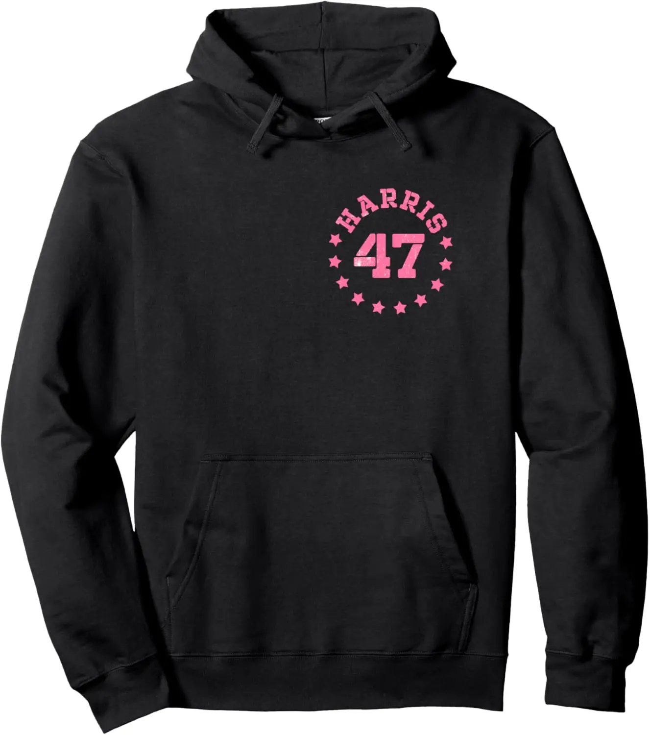 Harris 47 (On Back) Kamala Harris for President Kids Women Pullover Hoodie Customizable Sweatshirt Print on Demand Hoodies