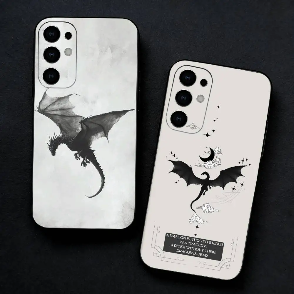 

Dragon F-Fourth W-Wing Phone Case For Samsung S25,S24,S23,S22,S21,S20,Ultra,Plus,FE Black Soft Cover