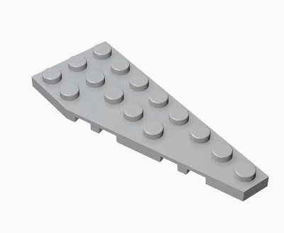 *Right Plate 3X8 W/Angle*50304 20pcsDIY enlighten block bricks,Compatible With Other Assembles Particles