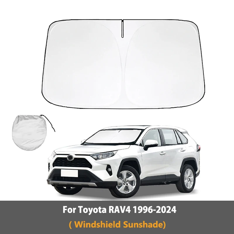 

Car Windshield Sun shade Anti UV Foldable EasyInstall Sunshade Reflective Visors Protection Auto Parts For Toyota RAV4 1996-2024