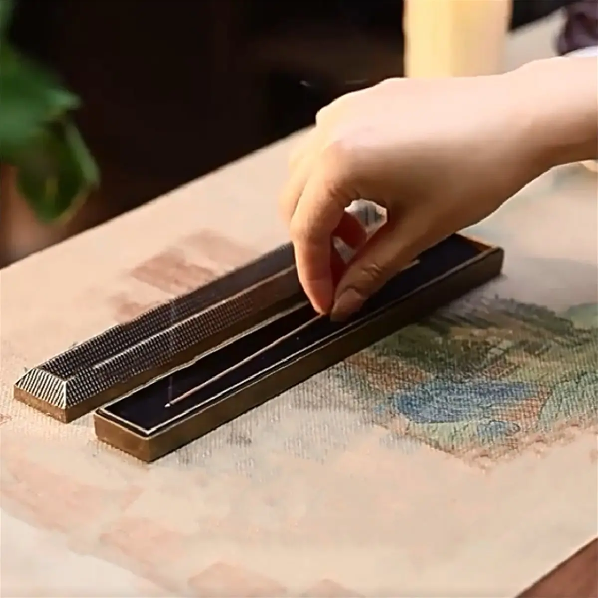 2026 Trend Pure Copper Burner Imitate Ancient Stick Box Home/Temple/Buddhist Hall/Study/Tea Room Aromatherapy Tools