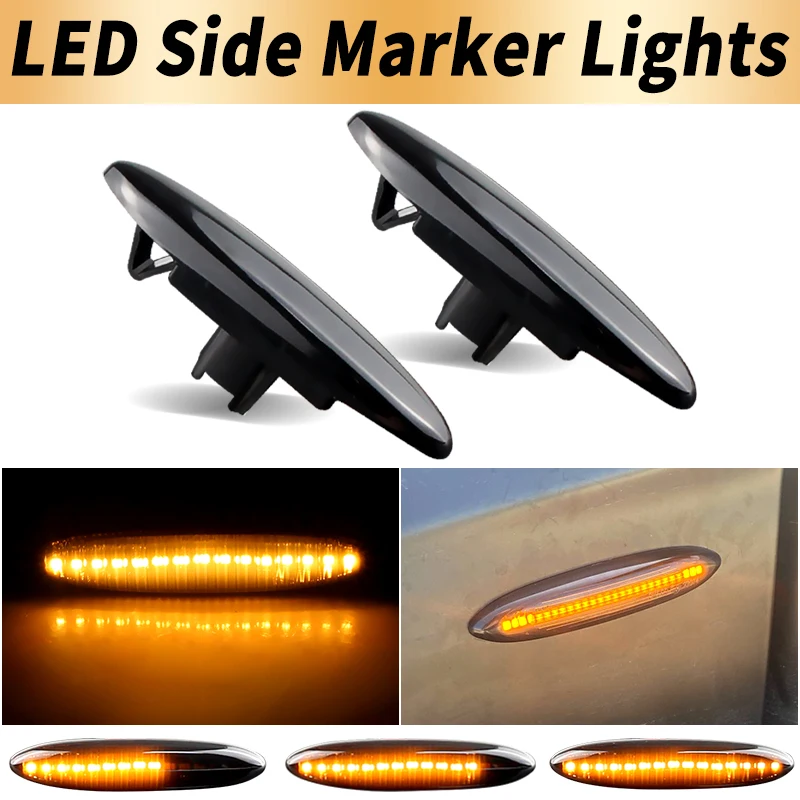 

2 шт. светодиодные боковые габаритные огни с функцией поворотника Canbus ​ Для Lexus IS250 IS350 06-13, SC430 06-10, E350 06-09 ​ Для Toyota Highlander 07-13