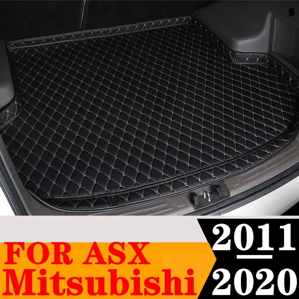 High Side Car Trunk Mat For Mitsubishi ASX 20 2019 2018 2017 16-2011 Custom Fit XPE Tail Boot Tray luggage Pad Rear Cargo Liner