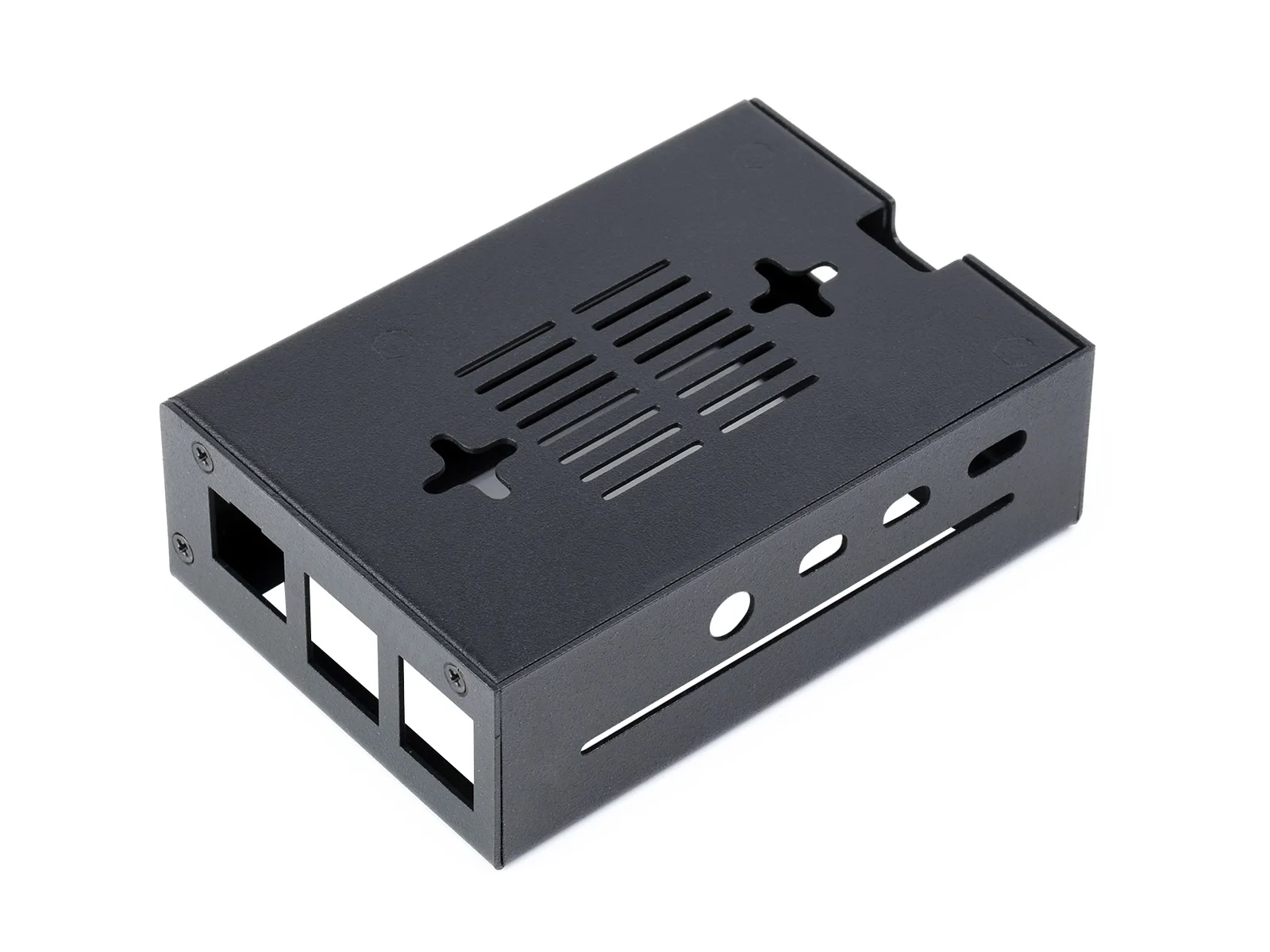 Carcasa de aleación de aluminio con pantalla de 3,5 pulgadas para Raspberry Pi 4, diseñada para Raspberry Pi 4B, Compatible con Waveshare RPI LCD de 3,5 pulgadas