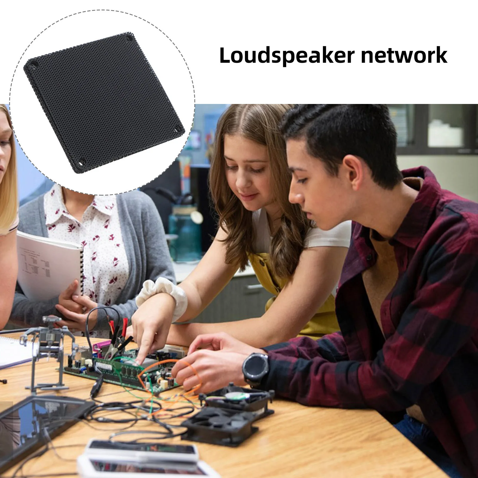 

10pcs PC Case Fan Dust Filter 7x7cm PVC Mesh Net Computer Cooler Filters Speaker Grille Easy for Computer