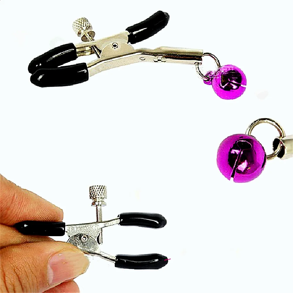 جرس صغير الحلمة المشابك محفز الثدي الحلمة كليب الجنس لعب للأزواج تدليك عاشق لعبة عبودية الملحقات الغريبة #4