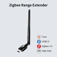 Extensor de rango Zigbee, puerta de enlace usb tuya zigbee de alta ganancia, amplía el rango de cubierta Zigbee, antena desmontable para la aplicación Smart Life