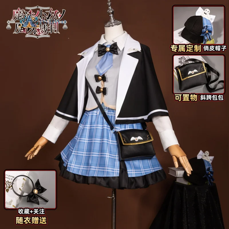 

Anime Magical Girl Witch Trial Tachibana Sherry Cosplay Costume Cute Dress Uniform Halloween Carnival Party Women Clothes