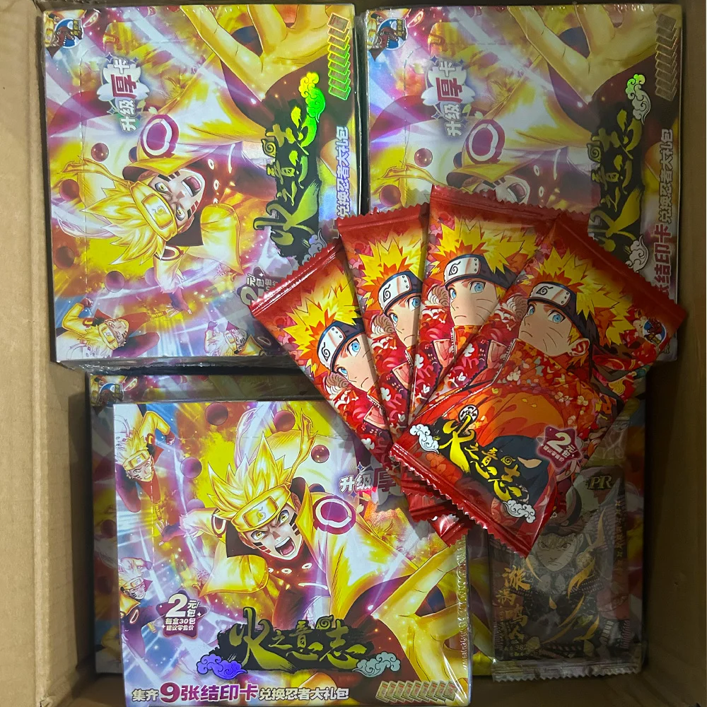 Little Dinosaur Flash Cartões de Jogo para Crianças, Naruto, Cartão de Coleção PR, TCG Booster Box, Uzumaki, Uchiha, Sasuke, Hy-1602, Presente