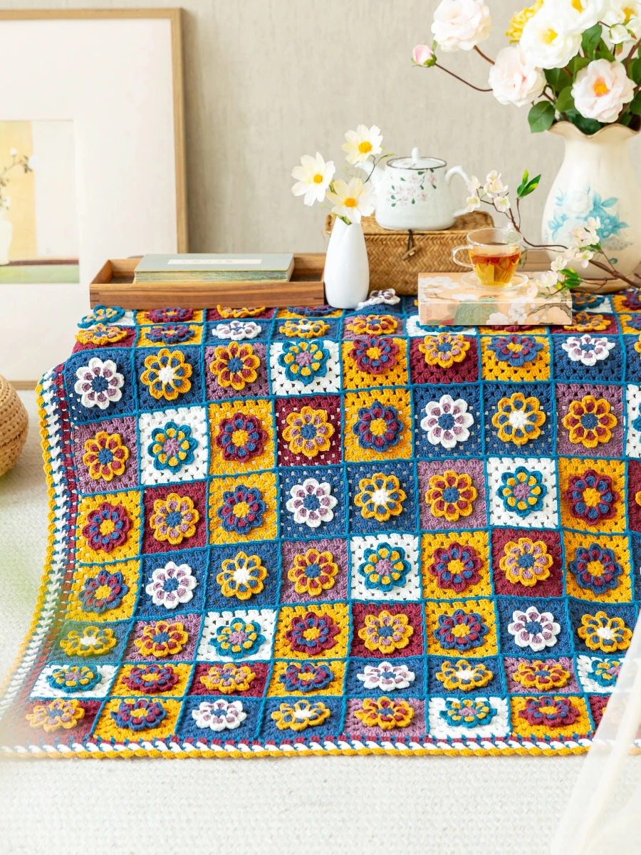handmade-diy-weaving-materials-kit-plum-blossom-pattern-4-strands-cotton-yarn-blanket-for-clothing-accessories-belts-hats-sca