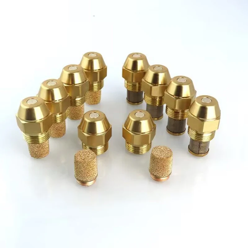 Compatible with Danfoss Brass Diesel Injectors Nozzle 60 Degree Oil Burner Nozzle Heavy, Fuel Burner Nozzle Solid Spray Nozzle