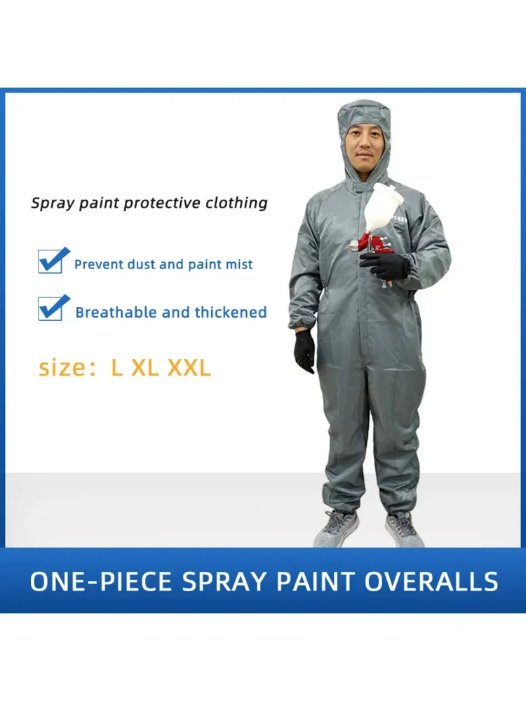 

Настоящая антистатическая рабочая одежда с аэрозольной краской и проводящей нитью из углеродного волокна