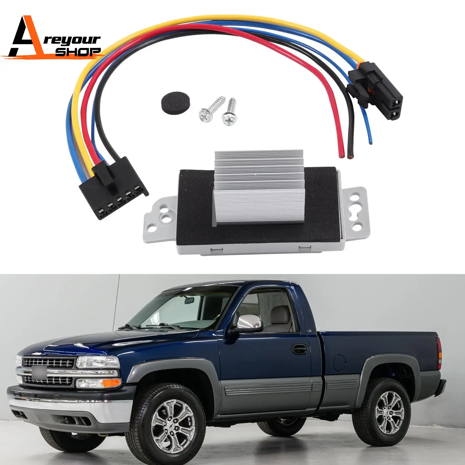 

Blower Motor Resistor Control Module 89018778 for Chevy Silverado 1500 1999-2007