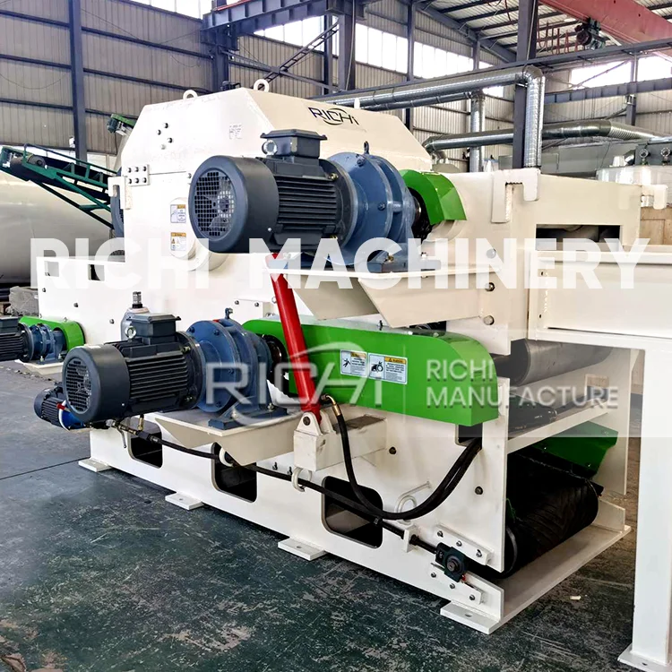 ATV&UTVRICHI Forestry Drum Wood Chipper Crusher - High Output Commercial Wood Chipper 6 Inch Branch's