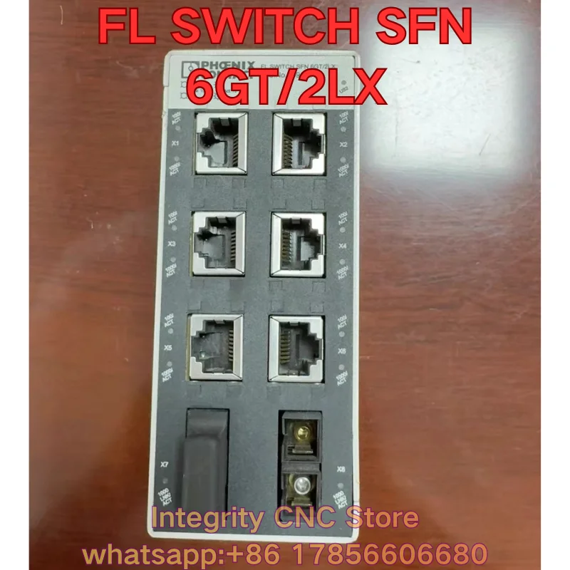Second-hand FL SWITCH SFN 6GT/2LX industrial switch function test is normal 2891987