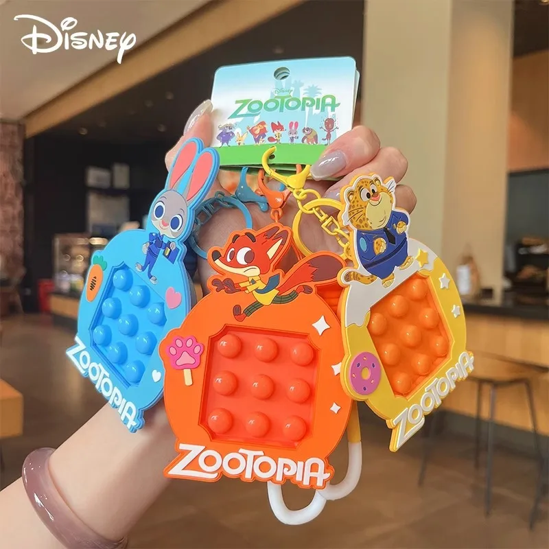 ديزني زوتوبيا المفاتيح نيك وايلد ، جوديث لافيرن هوبس للعصر الكرتون لطيف على ظهره سحر الإبداعية حفلة هدية عيد ميلاد