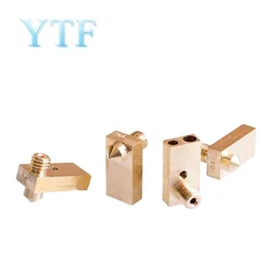Olsson Heater Block Split For Ultimaker 2 0.4mm Nozzle UM2 Hotend Extruder Brass Extended Removable For 1.75 Filament 3D Printer