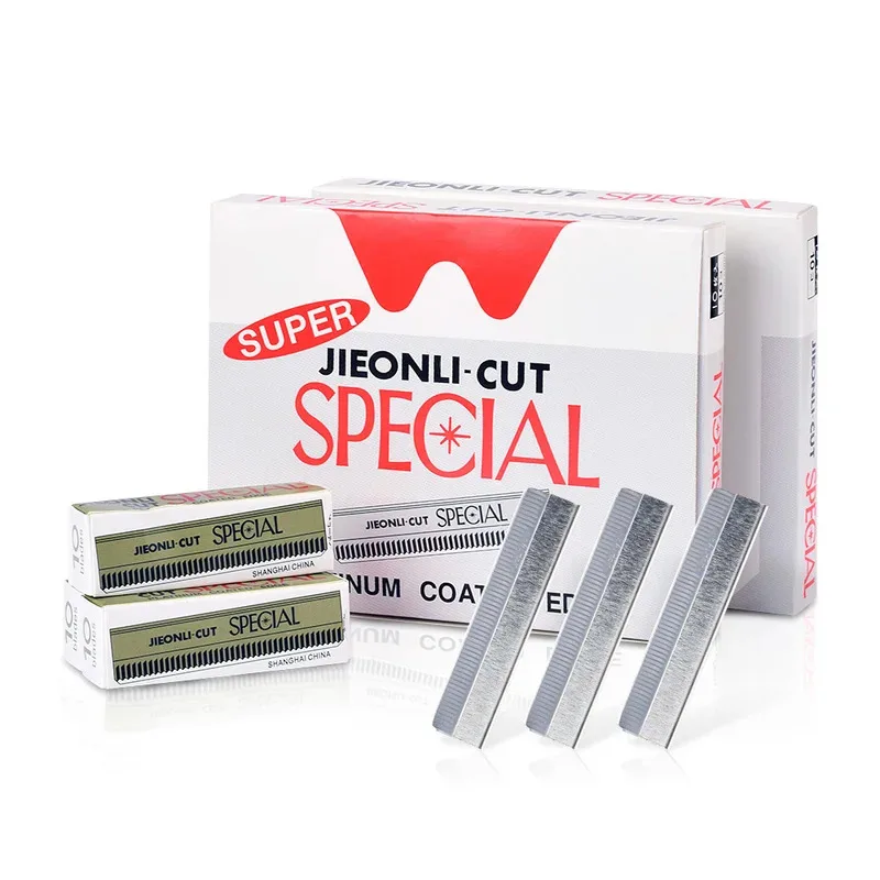 Cuchillos para cejas Microblading, 50/100 Uds., recortador de cejas de acero inoxidable, hoja de afeitar para maquillaje permane