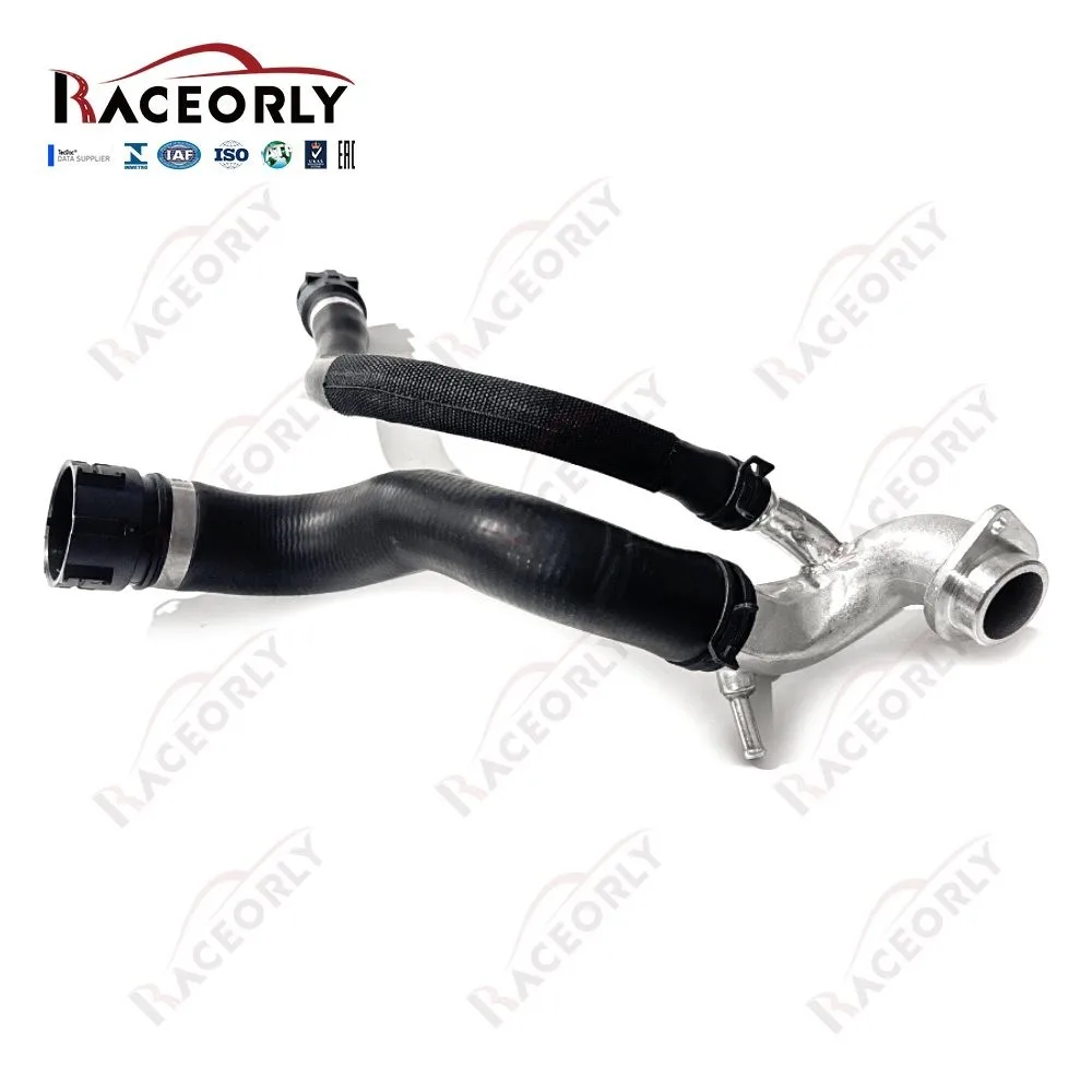 RACEORLY N63 Upper Radiator Coolant Hose For BMW X6 X5 4.4L V8 17127576354
