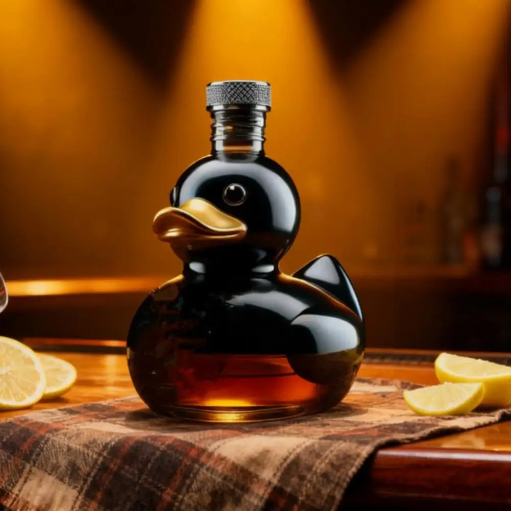Flacon fantaisiste en forme de canard, bouteille de whisky artistique, carafe pour Bar, décoration de maison, Statue amusante, bouteilles de vin, bureau Unique