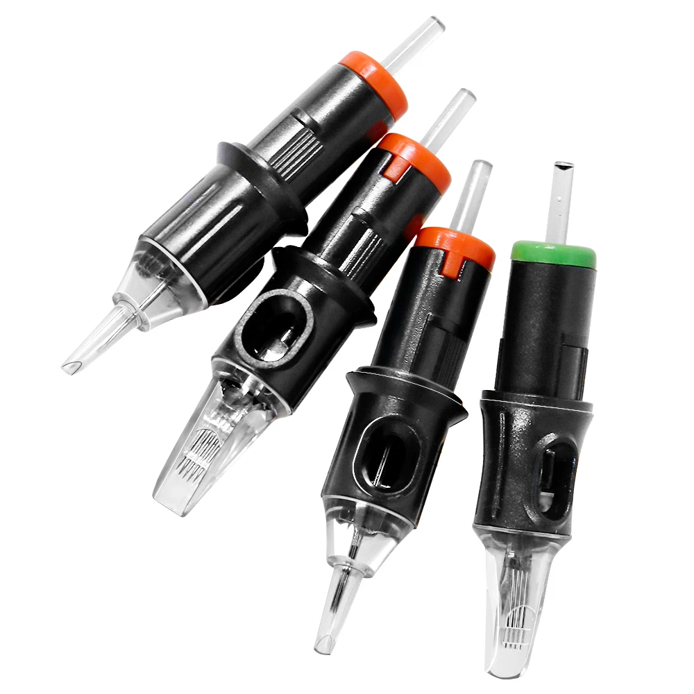 Disposable Sterile Tattoo Cartridge Needles RL M1 RM RS Semi Permanent Eyebrow Lip Makeup Needles Compatible Tattoo Machine Pen