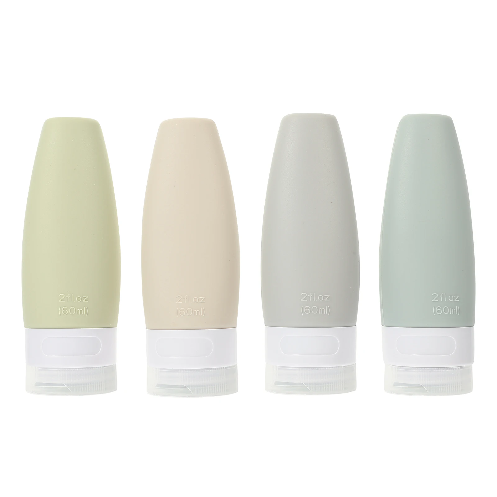 

1 set Silicone Bottle Set 120ml Travel Toiletries Bottles Leak Proof Shampoo Containers Portable Liquid Dispensers For Liquids