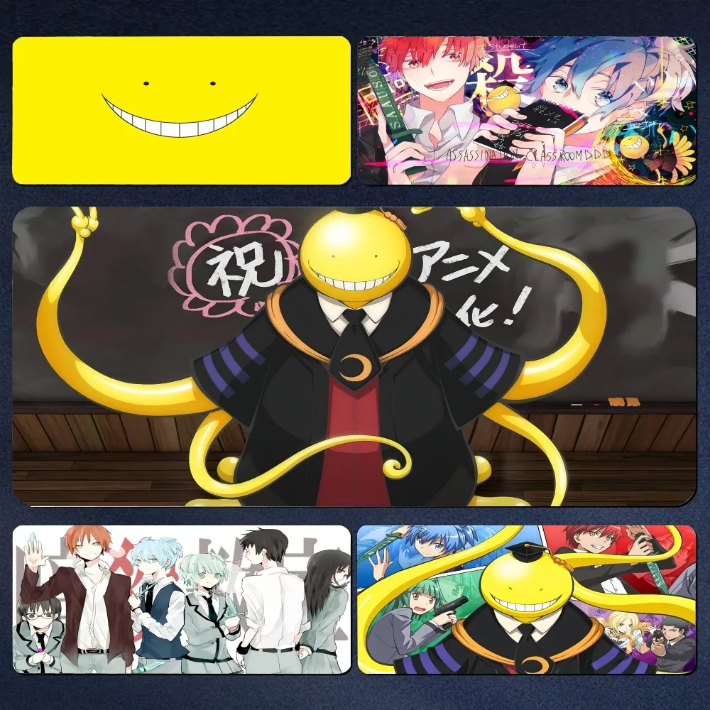 Anime Assassination Classroom Mousepad Large Gaming Mouse Pad LockEdge Thickened Computer Keyboard Table Desk Mat