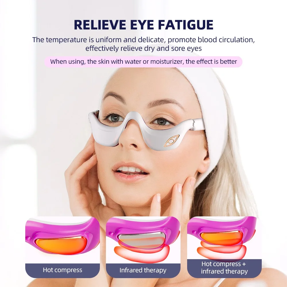 Rechargeable Eye Massager Lighten Dark Circles Aging Eye Care Beauty Tool Massage