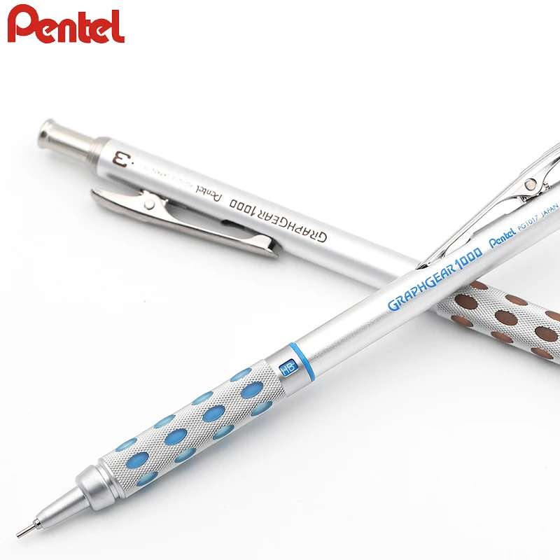 Imagem -06 - Pentel-graphgear Chumbo Mecânico Desenho Lápis Uso do Estudante Não é Fácil de Quebrar 1000 0.3 mm 0.5 mm 0.7 mm 0.9 mm 1pc