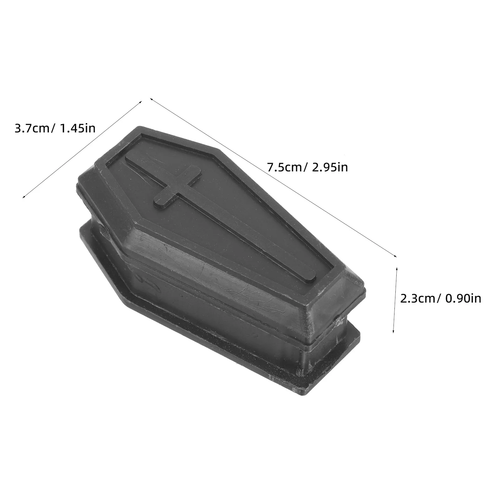 Coffin Candy Box with Lid Mini Halloween Prop Plastic Treat Container for Party Favors Prank Gifts Spooky Home Decor Ideas