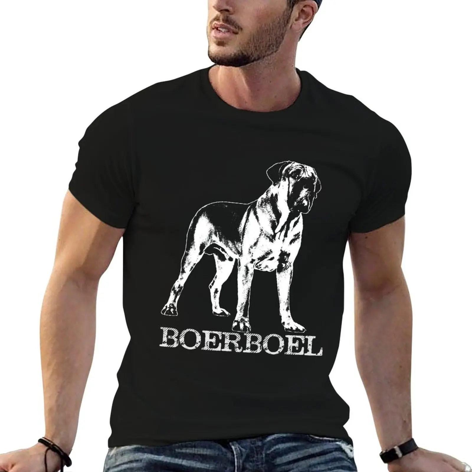 

Boerboel - South African Mastiff T-Shirt t shirt personalised t shirts for man pack cotton men t shirt cotton 100% T-shirt