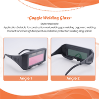 -ABLP Solar Auto Darkening LCD Welding Helmet Glasses Mask Goggles Eyes Protector Welder Cap Goggles Machine Soldering Mask